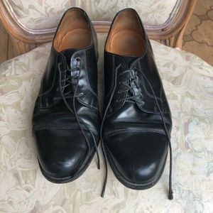 Cole Haan Black Leather Oxford Dress Shoes
